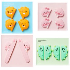 카카오프렌즈 도어가드 라이언 어피치 죠르디 문콕방지, 슬림 도어가드 리틀어피치(2p)