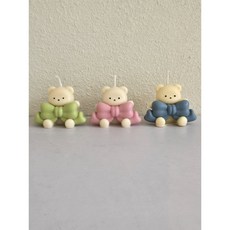 귀여운 내가 선물이곰 소이 향초 캔들 인테리어 방향제 선물 답례품, 프루츠타입