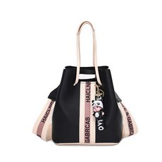럭셔리 PU 가죽 디자이너 브랜드 가방 여성용 패션 크로스 바디 숄더 백 버킷 백 지갑 핸드백 2021