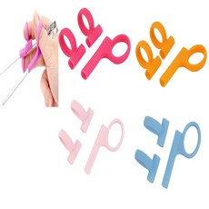 바잉니즈 젓가락 교정 연습 실리콘 보조링 젓가락질 도움 교정 유아 아기젓가락, 1개