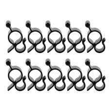 10pcs 차양 후크 클립 캠핑 여행 텐트 후크 캐러밴 캠퍼 스트링 라이트 로프 클램프 라이트 행거를위한 행거