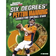 Six Degrees of Peyton Manning: Connecting Football Stars Hardcover, Capstone Press