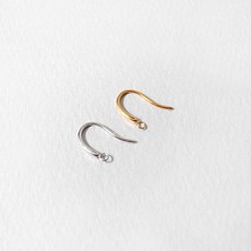 싼비즈 [8-463-04]써지컬스틸 귀걸이 커브훅이어링 10x12mm 1쌍(2개)