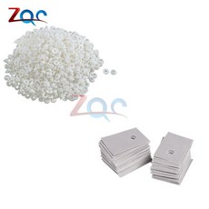 100set to-220 트랜지스터 플라스틱 와셔 절연 와셔 + to-220 절연 친환경 절연 입자 부싱 transist