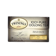 Twinings 100％ 퓨어 우롱 티 20 티백, 40g, 20개, 1개