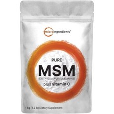 미국 마이크로 MSM 크리스탈 파우더 항산화 식이유황 분말 1kg, 1개