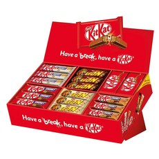[독일 한국 바로배송] 키켓 박스 KitKat Box 68개들이 팩 약2 8kg 사무실 탕비실 회사 간식, 1개