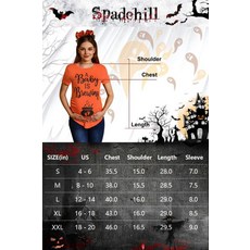 Spadehill 여성용 추수감사절 반소매 임산부 셔츠 정품보장