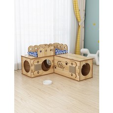  고양이 나무 터널 원목 숨숨집 통로 고영희 집사 반려동물 반려묘 스크래치보드, 04.120cm길이의라이트월넛컬러 