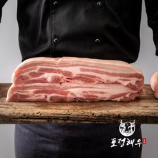[포정해우] 냉장 한돈 생삼겹살 수육용 1kg 1개