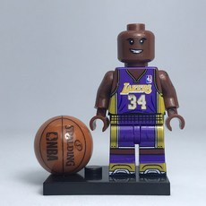 중국레고 NBA 9종 모음 조던 커리 코비 샤킬오닐 맥그레이디 르브론 제임슨 등 호환 미니피규어 레고, 148 샤킬 오닐