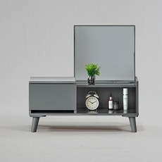 올보르 좌식 화장대 800 (착불), 색상:멀바우