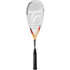 Tecnifibre 테크니파이버 카보플렉스 125 스쿼시 라켓, White and Orange, Pas de taille, 1개