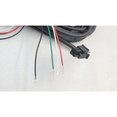 26AWG4C 크롬 연선 4P커넥터 연장케이블 2.7 미터, 1개