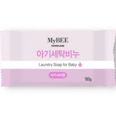 마이비 아기 세탁비누 아카시아향 180g 1개, 9개