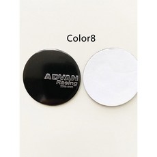 자동차 휠 센터 캡 엠블럼 스티커 VOSSEN ENKEI WessSport용 작업 감정 OZ RACKING RAYS VOLK ADVAN 45mm 4PCs/로트 호환