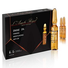 LAngela Royal 오일세럼 히알루론산 항산화 재생 미백 비타민세럼 랑 겔라 로얄 앰플 DMAE 3 % 하이테크 안티 에이징 주름 개선 피부 보습 항산화 5 x 2ml-90510, 01.5 앰풀, 03.5 % 비타민 C.