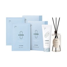 큐템 레이저 마스크 세트 28ml 10ea x2 + 폼 클렌저 150ml + 디퓨저 500ml (증정), 단품, 단품