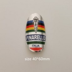 Pinarello 자전거 로드바이크 싸이클 배지 소프트 알루미늄 합금 DIY 장식 액세서리, CHINA, Pinarello(italia), 1개