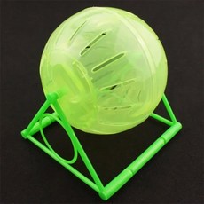 햄스터케이지 Gerbil 조깅 피트니스 볼 장난감 애완 동물 미니 스포츠 러닝 휠 풍차 1 개, green, 1개