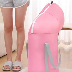 휴대용 접이식 간편 족욕기 5겹 어디서나 족욕 발 무릎 종아리 찜질, 블루, 1개