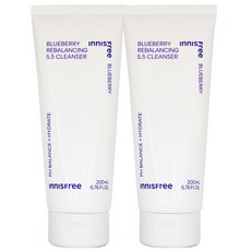 1+1/이니스프리 블루베리 리밸런싱 5.5 클렌저 200ml 대용량