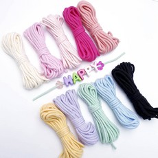 3mm 스트링 로프끈 컬러 스트랩 악세사리 부자재 1M, 민트 (1M), 1개