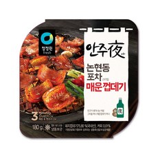 청정원 논현동 포차스타일 매운껍데기 180gX4, 1개, 180g