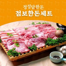 정성담 프리미엄 한돈 모듬구이 선물세트 오겹살 1.8kg + 목살 1.8kg + 갈비 2.7kg, 1개