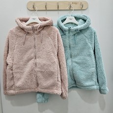 리싸이클 보아털 후드집업 후리스 점퍼 14390-010-801-69