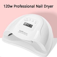 매니큐어에 대 한 네일 램프 120W 큰 전원 LED 네일 건조기 램프 모든 젤 폴란드어 건조 네일 건조기 기계에 대 한 UV 젤 램프|네일 드라이어|, 1개, EU Plug, 단일