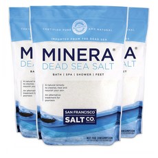 MINERA 미네라 사해 소금 입욕제 데드씨 솔트 사해염 배스 스파 샤워 족욕 5lb 3팩 Dead Sea Salt Fine Grain