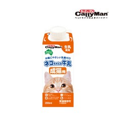 캐티맨고양이우유 어덜트 200ml (호주산 성묘용)-1개, 1개