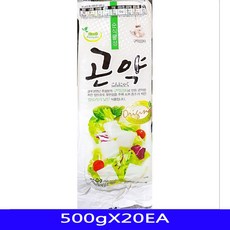 요리재료 기타곤약가공품 군것질 저칼로리 묵곤약 물산 오백그람 이십each 설레는쑈핑 +52637빡맨+, 참된제품