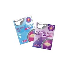 PatchMD 패치 MD PMS 데이 국소 월경 전 증후군 날 시간 긴장 경련 효소 과민성 30일, PMS Day & Night- 60 Patches, 1개