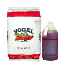 보겔 팝콘옥수수10KG(1포) 카놀라유3.5KG(1개) 팝콘재료 원료, 1개