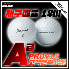 타이틀리스트 PRO V1X 4피스 로스트볼, 20개, 화이트, 1개입 - 타이틀리스트4피스