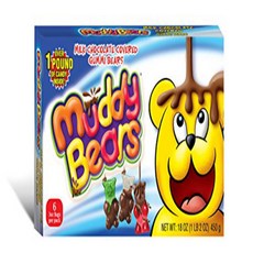 TASTE of NATURE Ginormous Muddy Gummy Bears 18 Ounce 자연의 맛 거대한 진흙 구미 베어 18온스, 1개, 703.07g - 테이스트오브네이처