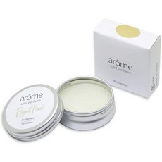 arome 알롬 고체 향수 7g 크림 엘레강트 플로럴, 1개