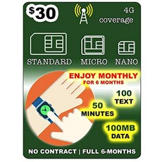 2G 3G 4G LTE GSM 스마트 워치 및 웨어러블 기기에서 로밍을위한 6 개월 SmartWatch SIM 카드 제공, 본상품, 본상품