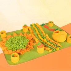 강아지노즈워크 PET 강아지 노즈워크 매트 장난감 당근밭 후각놀이 노즈워크담요 강아지간식장난감, 단품, Å▤노즈워크매트-당근밭☆★