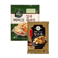 비비고 냉동 김치왕교자 1.05kg+고메 바삭쫄깃한탕수육 450g