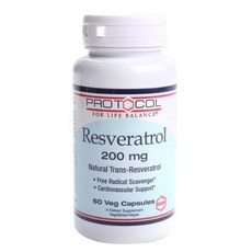 프로토콜포라이프밸런스 레스베라트롤 200mg 베지 캡슐, 60개입, 1개, 60정
