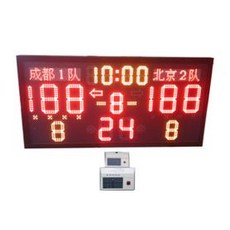 스코어보드 1.2미터 휴대용 전자 이동 국다용도 점수판 농구 경기 24초 타임, T01-1.2미터 무선 전체기능 거치대증정