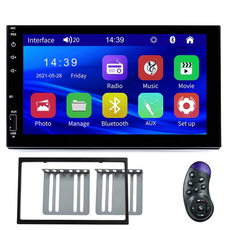 안드로이드올인원 안드로이드오토 binwei 2 din car radio 7inch hd