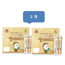 CJ 튼튼스쿨 바삭달콤 쌀겨웨하스, 2개, 360g