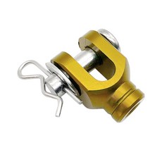 QDY 오토바이 후방 브레이크 Clevis .CNC 알루미늄 Yz450FX용 교체품, 노란색, 약 20 x 30mm, 알류미늄, 1개