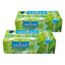 아크바 페퍼민트 100티백 (2개세트), 125g, 100개입, 2개