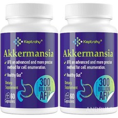 Keptrohy 켑트로히 아커만시아 Akkermansia GLP-1 3000억 AFU 60캡슐 2세트, 2개, 60개