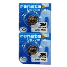 Renata 396 SR726W 배터리 - 1.55V 산화은 396 시계 배터리 () 294211